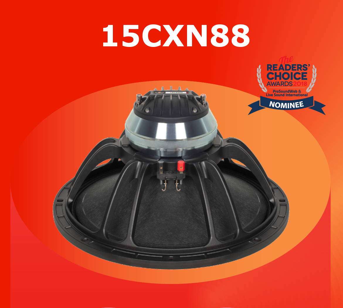 B&C Speakers 15CXN88 Coaxial Nominated for Readers Choice Award